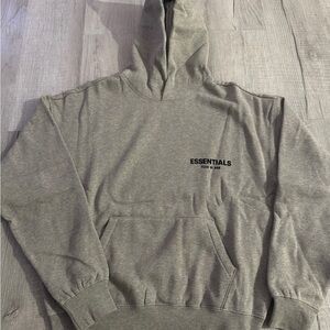 Fear Of God Essentials Hoodie Dark Oatmeal Size XS